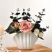 Creative Home Decor Items, High-value Flower Vases, Restaurant Flower Arrangements, Hydroponic Dried Flower Vases, Plain White Seashell Vases_maomaolike.com