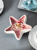 Starfish Ceramic Jewelry Tray, Nordic Style Decorative Accessory, Suitable For Desktop Lobby Key Storage Tray, Office Desk, Home, And Girls' Room_maomaolike.com