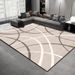 Living Room Rug Large Size Gorgeous Gold Frame Design Bedroom Rug Plush Thickened Machine Washable Thickened Underlay Interior Decorative Rug_maomaolike.com