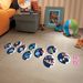 Hopscotch Eco-Friendly Floor Self-Adhesive Waterproof Kindergarten Children's Room Cartoon Educational Parent-Child_maomaolike.com