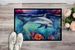 Dolphin Doormat Front Door Mat Indoor Outdoor Rugs For Entryway, Non Slip Washable Low Pile, 24H X 36W_maomaolike.com