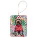 Wirehaired Pointing Griffon Christmas Porcelain Ornament Christmas Tree Hanging Decorations For Home Christmas Holiday, Rectangle, Gift, Multicolor_maomaolike.com