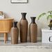 3-piece Set Of Beige+black Decorative Floor Vases, Classic And Neat Floor Vases With High Independent Flower Racks, Artificial Vine Vases, PVC Floor Vases, Home Decoration Flower Racks_maomaolike.com
