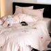 Fresh And Simple Autumn Winter 100S Cotton Brushed Four-Piece Set Cartoon Towel Embroidery Soft Duvet Cover Children's Bedding_maomaolike.com