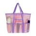 Large For Swimming Clothes Miscellaneous Organizer Beach Mesh Handheld Storage Toiletry Bag_maomaolike.com