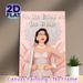 Pin The Bindi On The Bride Painting Poster, Pastel Pink Elegant Illustrated Indian Bride Poster, Interactive Party Game Decor For Bachelorette Parties_maomaolike.com
