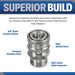 ESSENTIAL WASHER M22 To 3/8 Quick Connect | 5000 PSI Pressure Washer Quick Connect | M22 15mm Quick Connect_maomaolike.com