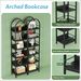 Versatility Display Shelf,Compact Bookshelf,Arched Corner Bookcase_maomaolike.com