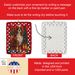 Cavalier Spaniel Holiday Christmas Porcelain Ornament Christmas Tree Hanging Decorations For Home Christmas Holiday, Rectangle, Gift, Multicolor_maomaolike.com