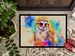 Hippie Animal Barn Owl Doormat Front Door Mat Indoor Outdoor Rugs For Entryway, Non Slip Washable Low Pile, 24H X 36W_maomaolike.com