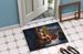 Brussels Griffon And Santa Claus Doormat Front Door Mat Indoor Outdoor Rugs For Entryway, Non Slip Washable Low Pile, 24H X 36W_maomaolike.com