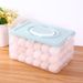 Egg Container, Egg Holder, Anti-fall Household Preservation Box, Storage Box With Lid, Transparent Refrigerator_maomaolike.com