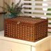Japanese Style Desktop Woven Miscellaneous Items, Rattan Basket For Cosmetics, Toys, Books, Underwear Storage Box_maomaolike.com