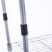 4-Shelf Storage Rack Silver Gray Rectangle Carbon Steel Metal Assembly_maomaolike.com