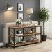 Console Table, Sofa Table TV Stand With 3-Tier Storage Shelves_maomaolike.com