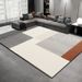 Living Room Rug Large Size Gorgeous Gold Frame Design Bedroom Rug Plush Thickened Machine Washable Thickened Underlay Interior Decorative Rug_maomaolike.com