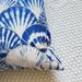 Retro Blue Phnom Penh Ginkgo Leaf Pattern Printed Pillow Case Home Decoration Sofa Cushion Cover_maomaolike.com