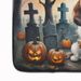 Cavalier Spaniel Spooky Halloween Memory Foam Kitchen Mat Machine Washable Anti-Fatigue Mat Cushion Comfort Bath Mat Or Kitchen Rug_maomaolike.com