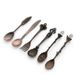 Vintage Mini Coffee Spoons Suit For Coffee Fruit Dessert_maomaolike.com