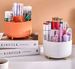 1 Piece 360 Degree Rotating Cosmetic Storage Box, Stylish ABS Plastic Bedroom, Vanity And Bathroom Storage, Hanging Jewelry_maomaolike.com