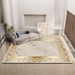 Living Room Rug,Large Rug,Oversized, Gold Leaves Design,Bedroom Rug,Soft And Thick, Machine Washable, Thickened Rug, Bedside Rug,Decorative Indoor Rug_maomaolike.com