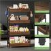 Wood Fruit Vegetable Storage Rack Stand, 4-Tier Storage Organizer_maomaolike.com