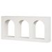 Arched Entryway Table, Wood Console Table With 3 Arched Shelves_maomaolike.com