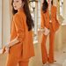 Women's Clothing High-end professional suit suit orange suit jacket _maomaolike.com
