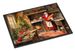 Cookies With Santa Claus Doormat Front Door Mat Indoor Outdoor Rugs For Entryway, Non Slip Washable Low Pile, 24H X 36W_maomaolike.com
