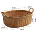 Rattan-like Woven For Living Room Handmade Snack Storage Kitchen Bun Bread Desktop Household Fruit Basket Tray_maomaolike.com