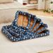 Pet Summer Small Rattan Woven Puppy Teddy Mat Dog Cat Bed Cooling Pad_maomaolike.com