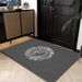 Living Room Rug Large Size Gorgeous Gold Frame Design Bedroom Rug Plush Thickened Machine Washable Thickened Underlay Interior Decorative Rug_maomaolike.com