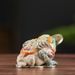 Sandstone Wealth-Attracting Golden Ornament National Trend Three-Legged Toad Office Desk Decoration Opening Gift Store_maomaolike.com