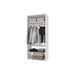 70.2"H Livelylodge Wooden Modular Closet System :Closet Organizer Modern Open Wardrobe Closet System With Hanging Rod And Shelf For Bedroom&Coatroom White Finish For All Ages_maomaolike.com