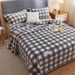 Home Textile Plush And Thick Milky Velvet Bed Sheet Single Piece Plush Blanket_maomaolike.com