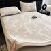 Class A Jacquard Ice Three-Piece Set Summer Cool Silk Air Conditioning Washable Cooling Bed Sheet Style Soft Mat_maomaolike.com