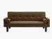 fabric Sofa, Medieval Love Seat Sofa Furniture, With Pillows, Living Room Button Tufted Sofa, Pull Point Design_maomaolike.com