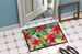 Poinsettias In Watercolor Doormat Front Door Mat Indoor Outdoor Rugs For Entryway, Non Slip Washable Low Pile, 24H X 36W_maomaolike.com