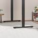 Electric Standing Desk Whole Piece Adjustable Height Desk Home Office Computer Workstation Sit Stand Up Desk (Black Frame + Black Top)_maomaolike.com