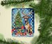 Great Dane Christmas Reindeer Porcelain Ornament Christmas Tree Hanging Decorations For Home Christmas Holiday, Rectangle, Gift, Multicolor_maomaolike.com