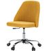 Modern Fabric Armless Adjustable Swivel Office Desk Chairs With Wheels_maomaolike.com