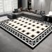 Living Room Rug,Large Rug,Oversized, Gold Leaves Design,Bedroom Rug,Soft And Thick, Machine Washable, Thickened Rug, Bedside Rug,Decorative Indoor Rug_maomaolike.com