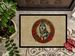 Alaskan Malamute Christmas Flowers Doormat Front Door Mat Indoor Outdoor Rugs For Entryway, Non Slip Washable Low Pile, 24H X 36W_maomaolike.com