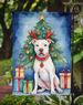 Pit Bull Terrier Christmas Reindeer Garden Flag Mailbox Flag Decorative Yard Flag Banner Outside Patio Artwork Yard Flower Beds, Garden Size, Multicolor_maomaolike.com