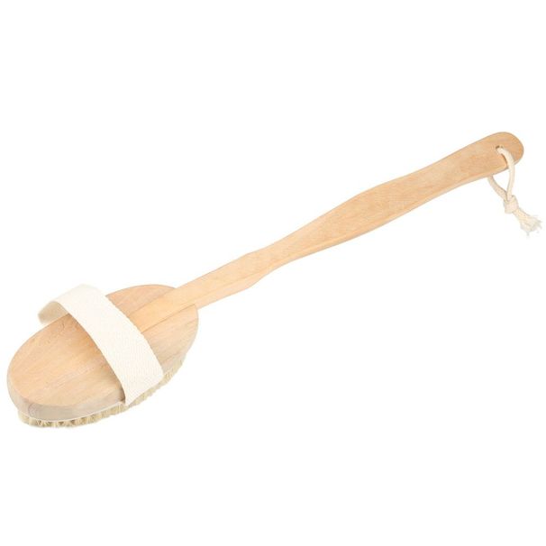 Bath Brush 15' Shower Body Back Scrubber With Long Handle Detachable Brush_maomaolike.com