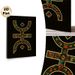 Berber Symbol Painting Poster, Vibrant Mosaic-style Geometric Symbol Poster, Cultural Artistic Decor Ideal For Living Room, Study_maomaolike.com