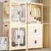 Installation-free Transparent Box Household Folding Wardrobe Clothes Quilt Organizing Artifact Children's Toy Storage_maomaolike.com