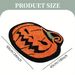 Festive Cute Pumpkin Decoration Halloween Bathroom Rug, Halloween Pumpkin Bathroom Bath Mat, Farmhouse Halloween Bathroom Rug, Home Decoration, Festive Cute Pumpkin Decoration Non-slip_maomaolike.com