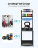 3D Printer Filament Storage Rack, 4-Tier 3D Printer Stand With Filament Storage, Spools Holder Racks Cart With Wheels, Filaments Organzied For 3D Printing Station, Office, Workshop (Shelf Only)_maomaolike.com