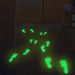 YY543 Glow-in-the-Dark Foot Luminous Floor Living Room Bedroom Corridor Decorative Wall Stickers_maomaolike.com